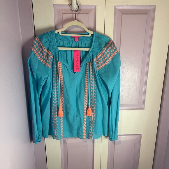 Lilly Pulitzer Lara Top - Picture 2 of 3